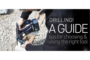 Drilling. Tips for choosing and using the right tool. 