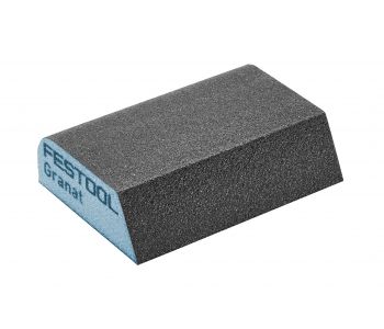 Granat Abrasive Sponge 69mm x 98mm x 26mm P120 Concave Profiles - 6 Pack
