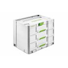 SORTAINER T-LOC 3 Drawer Storage Box