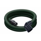 Anti Static Smooth Suction Hose D32/27mm x 3.5m with 90 Degree Angle Adaptor 