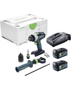 TDC 18V Cordless 4 Speed Drill 5.2Ah Set in Systainer